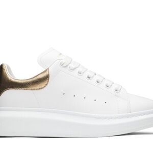 Alexander McQueen Oversized Sneaker 'White/ Gold' Men’s